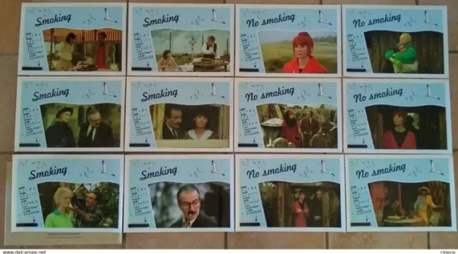 SMOKING, NO SMOKING lobbycard set.