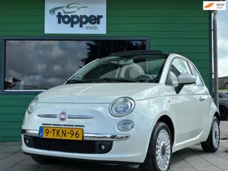 Fiat 500 C 0.9 TwinAir Pop|Cabrio|Elektr.ramen|PDC|LM-Velgen|Nieuwe APK|