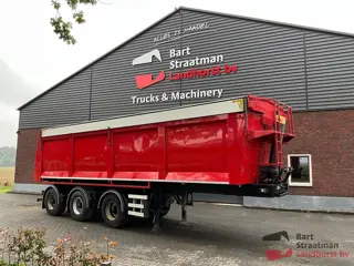 Bulthuis TATA06 ,3 assige oplegger met 36m³ hyva kipper. As 1 en 3 zijn gestuurd, as 1 en 2 zijn lif