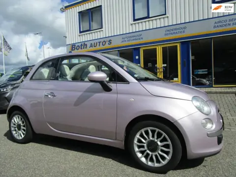 Fiat 500 C 0.9 TwinAir Lounge Cabriolet roze metallic