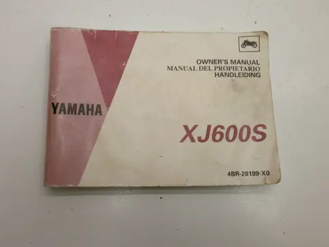 INSTRUCTIEBOEKJE Yamaha XJ 600 Diversion 1992 - 1996