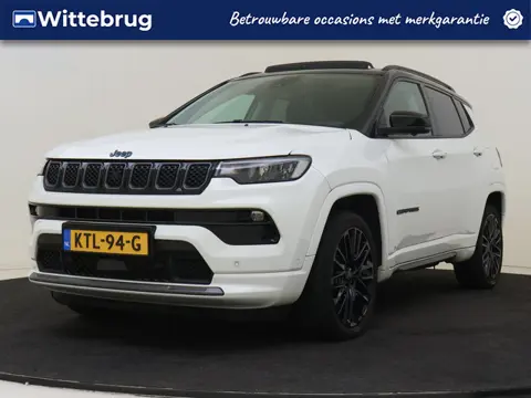 Jeep Compass 4xe 240 Plug-in Hybrid Electric S | Schuifdak | Leder | Elek. Stoelen | Camera |