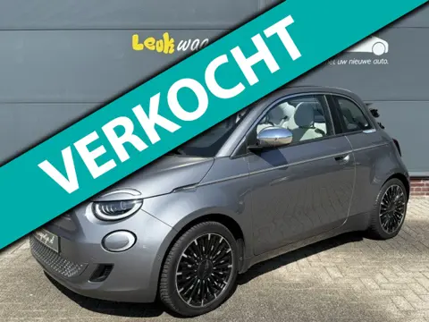 Fiat 500 C e La Prima Cabrio *camera *stoelverw. *ad. cruise
