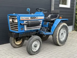 Iseki TU1400 17pk 2WD op Gazonbanden MARGE / GEEN BTW Minitractor met NL kenteken gazonbanden voorla