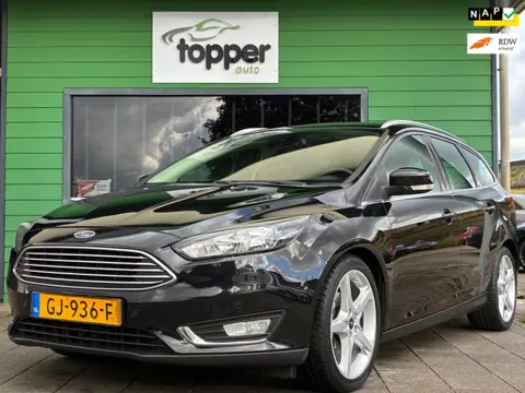 Ford Focus Wagon 1.0 Titanium Edition|1e Eigenaar|D-riem v.v.|Navigatie|Cruise|Climatronic|Trekhaak|