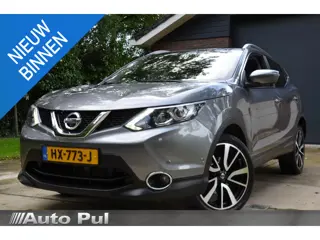 Nissan Qashqai 1.2 Tekna Automaat/Ecc/Pdc/Camera-Rondom/Cr-Controle/Leder/Privacy-Glass/Trekhaak/Sto