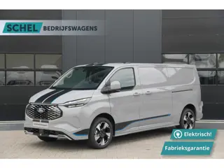 Ford E-Transit Custom 340 L2H1 Sport 71 kWh 218pk - 2x Schuif - ACC - B&O - Navi - Stoel/Stuurverwar