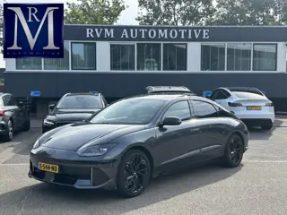 Hyundai IONIQ 6 First Edition AWD 77.4 kWh SOH 100% | PANO | STOEL VERWAMRING VOOR & ACHTER | MEM. S