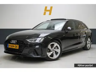Audi A4 Avant 40 TFSI S edition Competition | Zwart optiek | Panoramadak | Trekhaak | Adaptive | Car