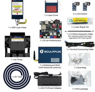 SCULPFUN S9 / S6 / S6 Pro / S30 / S30 Pro / Upgrade Kit