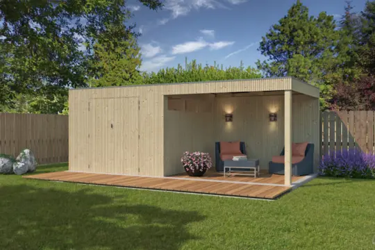 NIEUW Modern tuinhuis Qube 8312EXT300