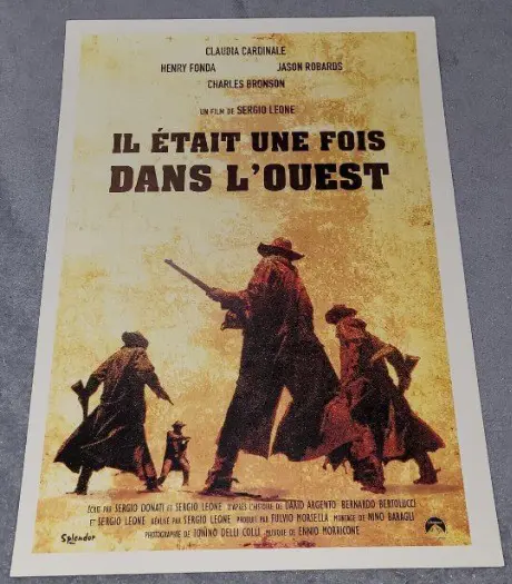 ONCE UPON A TIME IN THE WEST FRANSE filmposter.