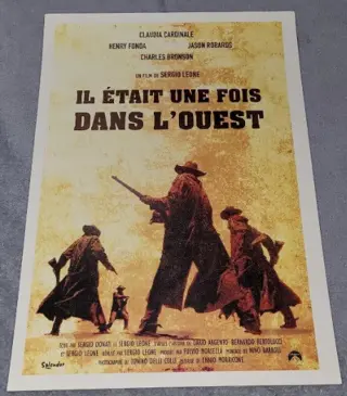 ONCE UPON A TIME IN THE WEST FRANSE filmposter.