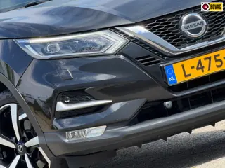 Nissan Qashqai 1.3 DIG-T Tekna + Automaat - Brilliant Black - Panorama/Camera/Carplay/Leder