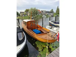 Vlemmix trailer+ Klassieke Mahonie/Eiken houten Notaris sloep 1950 BDE31 (Zweedse afkomst)
