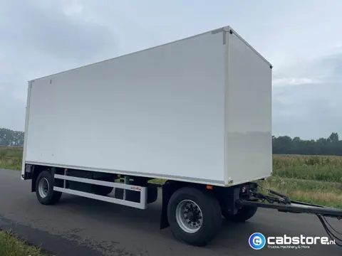 Van Weel VW 20.000 D Gesloten aanhangwagen 2-assen - Laadklep - Bouwjaar 1991 CB1508