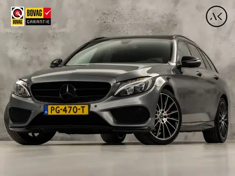 Mercedes-Benz C-Klasse 180 AMG Sport 156Pk Automaat (PANORAMADAK, NAVIGATIE, LEDER, ELEK SPORTSTOELE