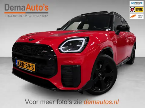 Mini Countryman 1.5 C John Cooper Works XL NW-PRIJS 67DEURO/MASSAGE+M-STOELEN/PANO/LEDER/H-UP/SFEERV