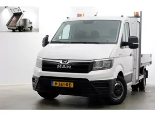 MAN TGE 5.180 2.0 177pk E6 L2H1 Kipper Dubbel Lucht Trekhaak 3500kg 06-2018