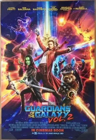 GUARDIANS OF THE GALAXY VOL. 2 filmposter.