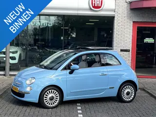 Fiat 500 TwinAir Turbo 85 Lounge AIRCO|SCHUIFDAK|15"|DEALER ONDERHOUDEN|