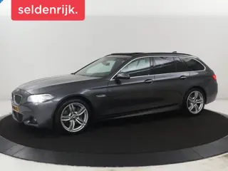 BMW 5-serie Touring 535xi High Executive | Panoramadak | Trekhaak | Leder | Adaptive cruise | Head u