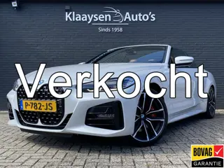 BMW 4 Serie Cabrio 420i M-Sport 184 pk High Executive AUT. | dealer onderh. | cognac leder | memory 
