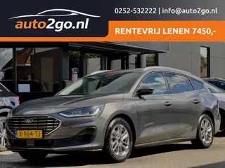 Ford FOCUS Wagon 1.0 ECOBOOST HYBRID TITANIUM NAVI AIRCO APPLE-CARPLAY LED LMV PDC