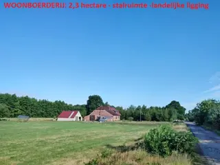 Paardenliefhebbers, ruim 2 hectare, stalruimte landelijk