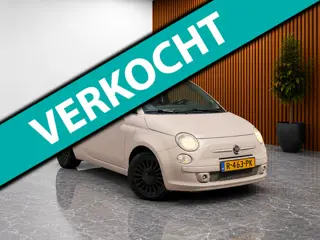 Fiat 500 1.2 CAPPUCCINO! (SCHUIF/KANTEL PANORAMADAK, AIRCO IJSKOUD, GOED ONDERHOUDEN, STUURBEDIENING