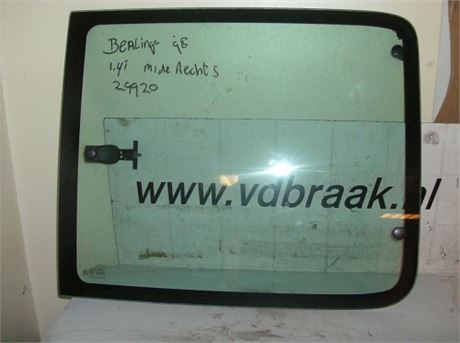 Citroen Berlingo Multispace 1996-2002 Midden zijruit rechts