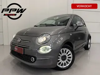 Fiat 500 1.2 Lounge PANORAMADAK/NAVI/LED/AIRCO/LMV/PARKEERSENSOREN/ZO MEENEEMPRIJS/NIEUWE APK T/M 08
