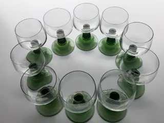 10 stuks Roemers Groen jaren 70