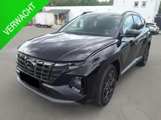 Hyundai Tucson 1.6 T-GDI HEV N Line l  Dealer onderhouden, 1e eigenaar, Elektrische kofferklep, Half