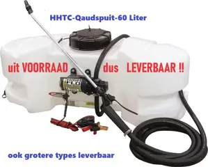 HHTC- FYMCO _ Spuittank 15 - 25 of 40 Gallons _ Sprayer 12 Volt ( Quad / Gator )