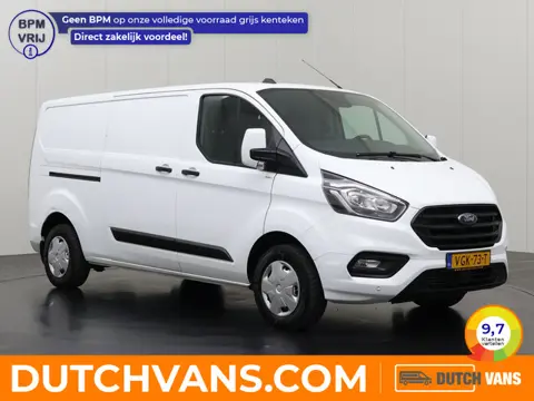 Ford Transit Custom 2.0TDCI Lang Achterdeuren | Multimedia | Camera | 3-Zits | Airco | Trekhaak