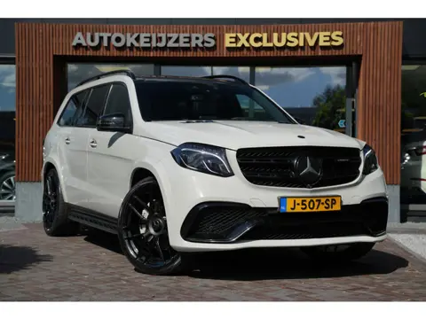 Mercedes-Benz GLS AMG 63 4MATIC Panoramadak 7 persoons Adapt. Cruise Entertainment Stoelvent. Carbon