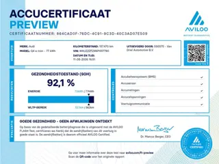 Audi Q4 e-tron 40 Launch edition S Competition 77 kWh | SOH 92,1% | S-Line | ACC | Sonos |