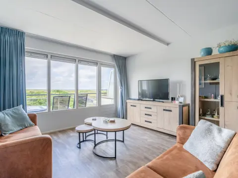 Net appartement bij De Koog met uitzicht over de duinen