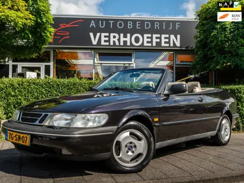 Saab 900 Cabrio 2.3 S | AIRCO | ELEKTR RAMEN | LEDEREN BEKLEDING | ACTIEPRIJS |