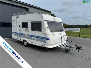 Hobby De Luxe 400 SF | Dwarsbed | Voortent | Luifel | Netjes