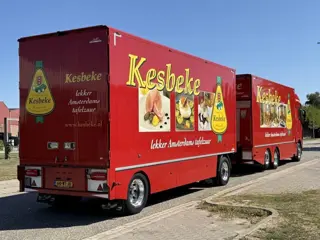 Pacton AXD.220 Schamel gesloten laadbak / Doorlaadsysteem / Alcoa / BPW / Top !! HT1422