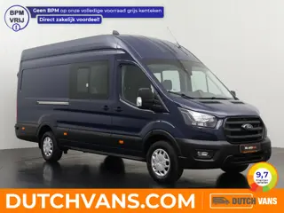 Ford Transit 2.0TDCi 165PK L4H3 Jumbo Dubbele Cabine | 6-Persoons | Airco | Cruise | Camera