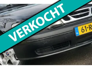 Saab 9-3 Cabrio 2.0t S | Jet Black Metallic | Nette kap/Leder/Navi/Cruise/Clima - Gaaf!