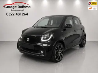 Smart Fortwo 1.0 Turbo Prime-Brabus-Pano-Leer-Clima-Navi-Stoelverw-