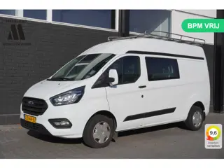 Ford Transit Custom 2.0 TDCI Dubbel Cabine L2H2 EURO 6 - Airco - Cruise - PDC - €19.900,- Excl.