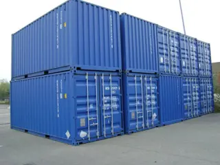 10" 20" 40" zeecontainer, eerste reis (nieuwstaat)