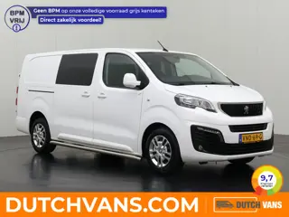 Peugeot Expert 2.0BlueHDI 120PK Long Asphalt Dubbele Cabine | 2xSchuifdeur | Navigatie | Camera | Ai