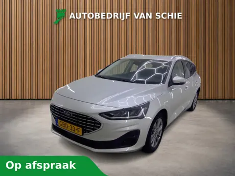 Ford FOCUS Wagon 1.0 EcoBoost Hybrid Titanium 1e-Eig. & Keurig-Onderh. BOVAG-Garantie. NL-Auto.