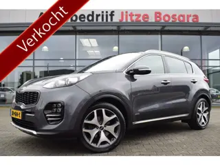 Kia Sportage 1.6 T-GDI 4WD Automaat GT-Line Panoramadak | Zwart leder | Camera | Full Map Navi | Tre